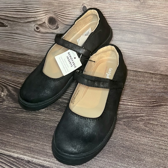 Black girls glitter flats - Picture 3 of 4